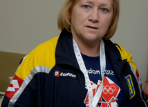 Делегации различных стран проходят аккредитацию на Кубок мира по прыжкам на батуте в Баку. Азербайджан, 3 март, 2016 